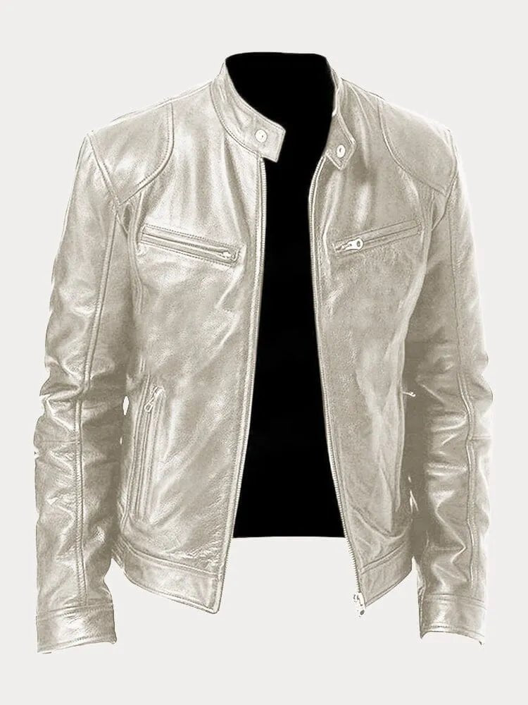 Lorenzo | Classic Moto Leather Jacket - Jackets - MOOD Melbourne