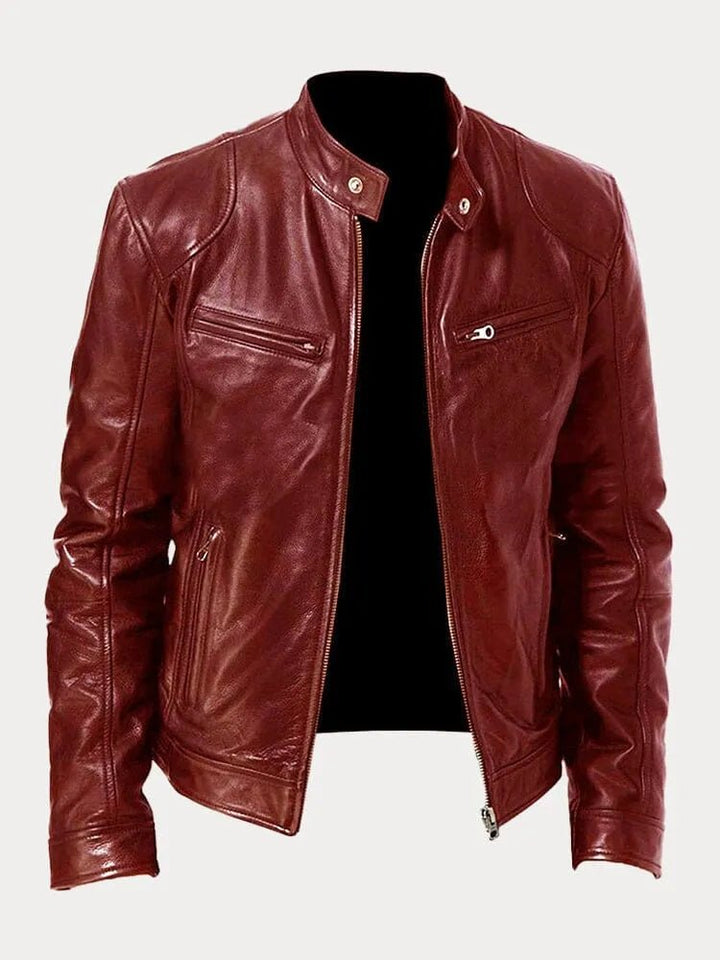 Lorenzo | Classic Moto Leather Jacket - Jackets - MOOD Melbourne