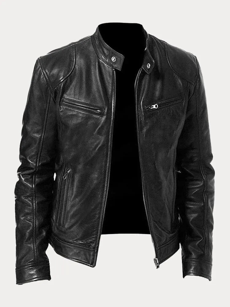 Lorenzo | Classic Moto Leather Jacket - Jackets - MOOD Melbourne