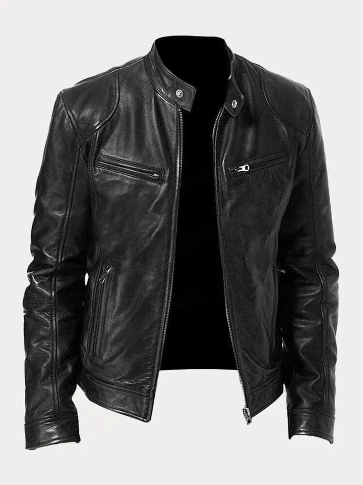 Lorenzo | Classic Moto Leather Jacket - Jackets - MOOD Melbourne