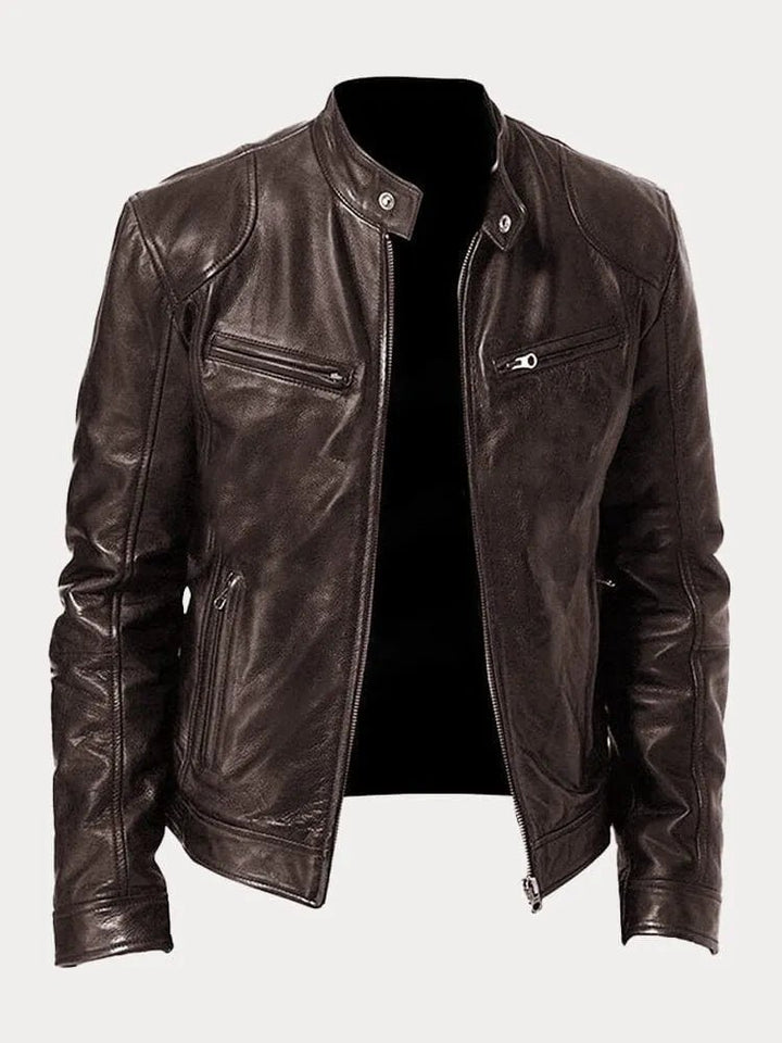 Lorenzo | Classic Moto Leather Jacket - Jackets - MOOD Melbourne