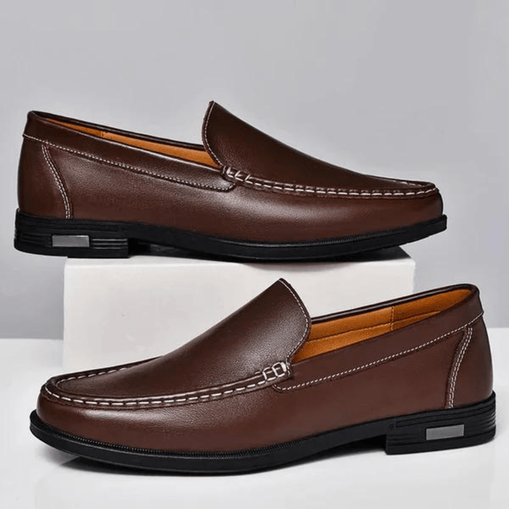 Lucas | Stylish Men's Leather Loafers - Loafers - MOOD Melbourne