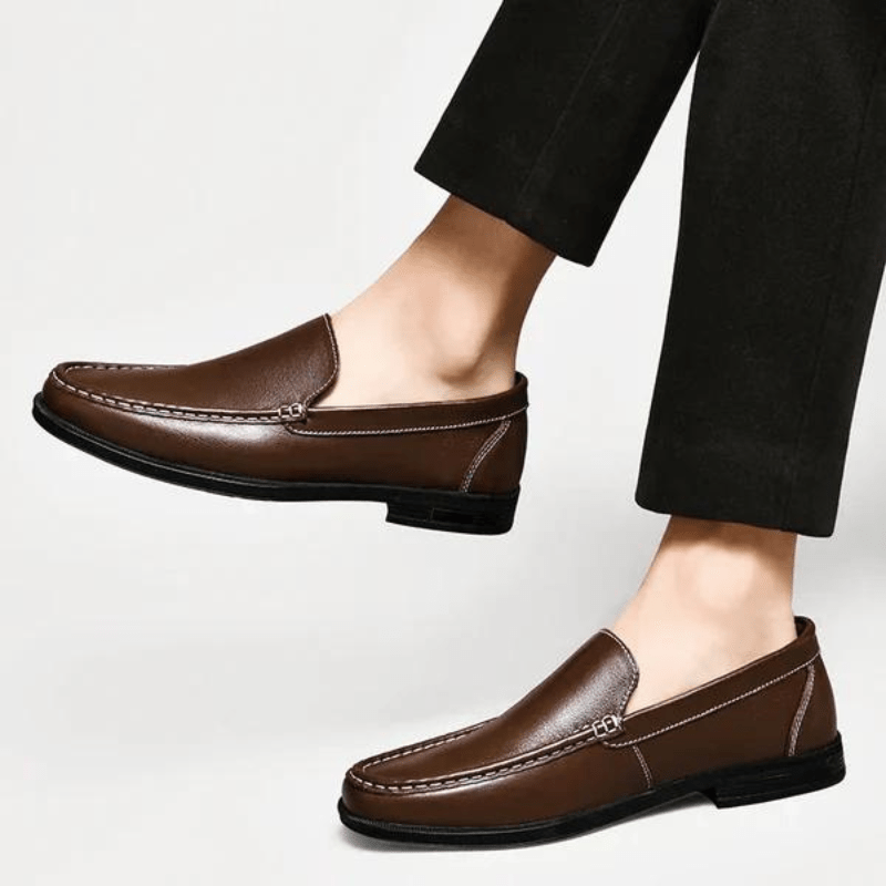 Lucas | Stylish Men's Leather Loafers - Loafers - MOOD Melbourne