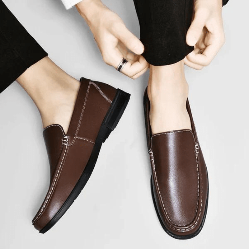 Lucas | Stylish Men's Leather Loafers - Loafers - MOOD Melbourne