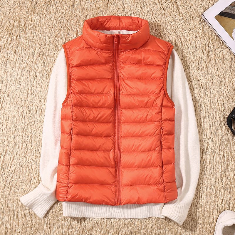 Lunara | Lightweight Zip - Up Puffer Vest - Jackets - MOOD Melbourne