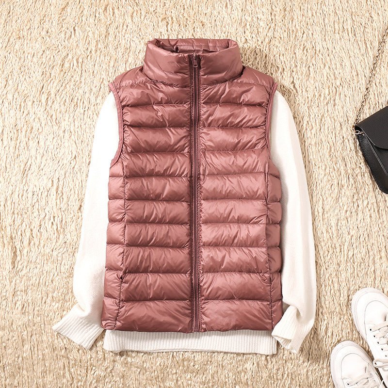 Lunara | Lightweight Zip - Up Puffer Vest - Jackets - MOOD Melbourne