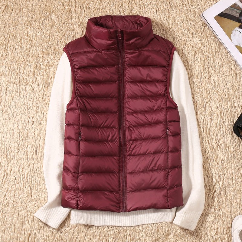 Lunara | Lightweight Zip - Up Puffer Vest - Jackets - MOOD Melbourne