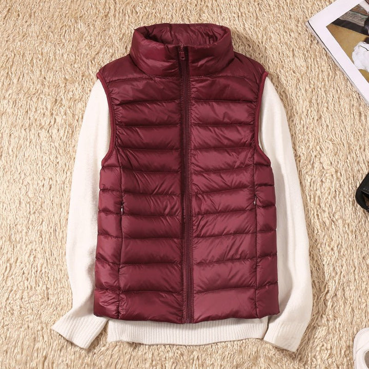 Lunara | Lightweight Zip - Up Puffer Vest - Jackets - MOOD Melbourne