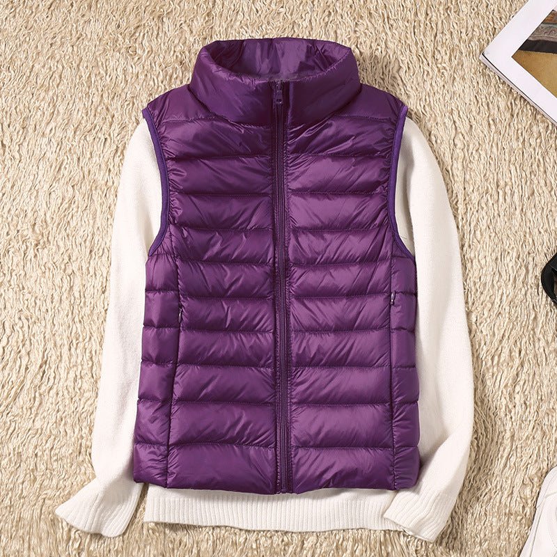 Lunara | Lightweight Zip - Up Puffer Vest - Jackets - MOOD Melbourne