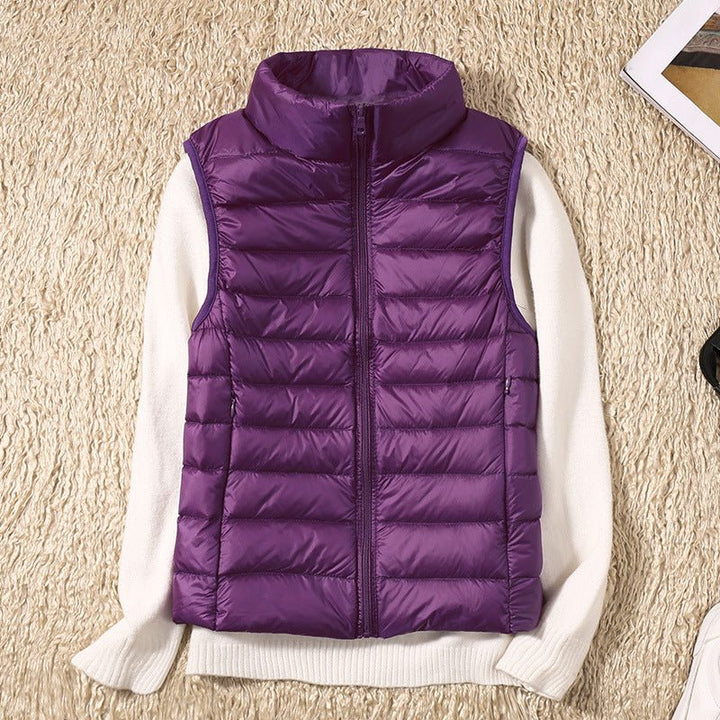 Lunara | Lightweight Zip - Up Puffer Vest - Jackets - MOOD Melbourne