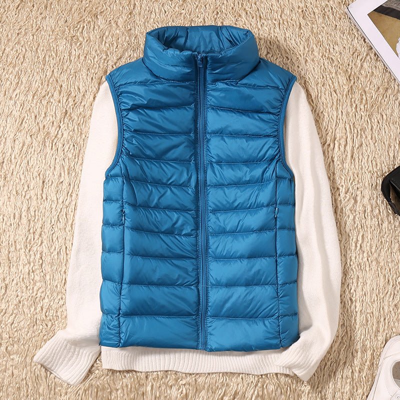 Lunara | Lightweight Zip - Up Puffer Vest - Jackets - MOOD Melbourne