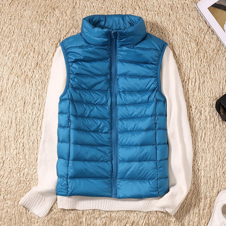 Lunara | Lightweight Zip - Up Puffer Vest - Jackets - MOOD Melbourne