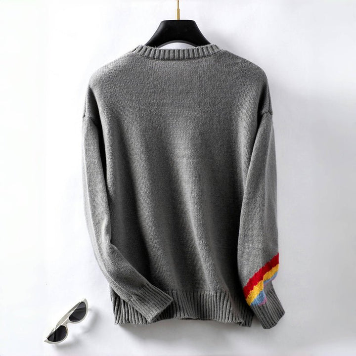 Lyra | Playful Rainbow Women’s Sweater - Sweater - MOOD Melbourne