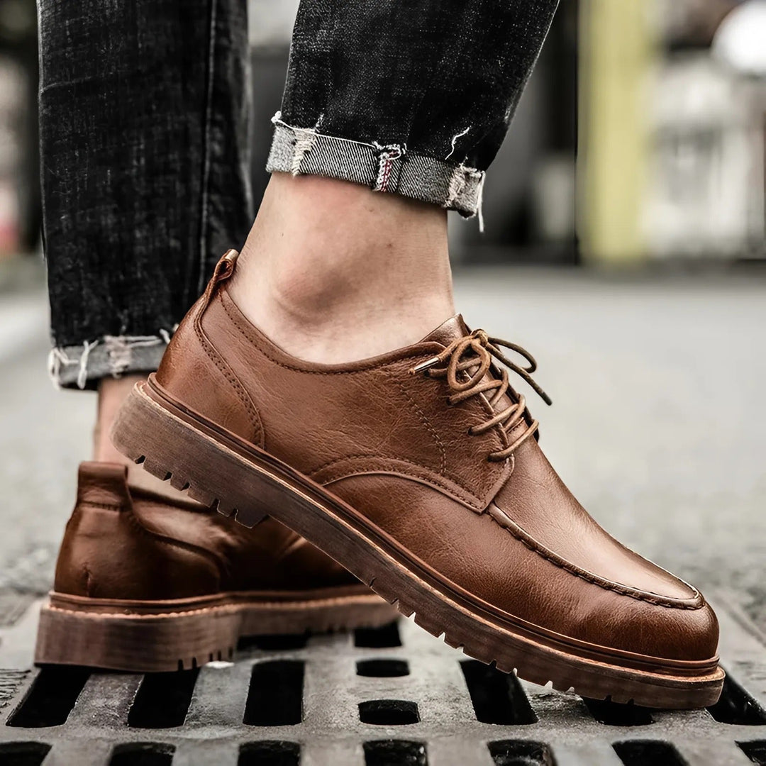 Marcello | Vintage Leather Men’s Shoes - Shoes - MOOD Melbourne