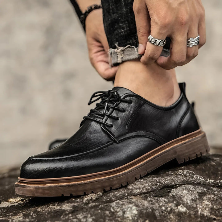 Marcello | Vintage Leather Men’s Shoes - Shoes - MOOD Melbourne