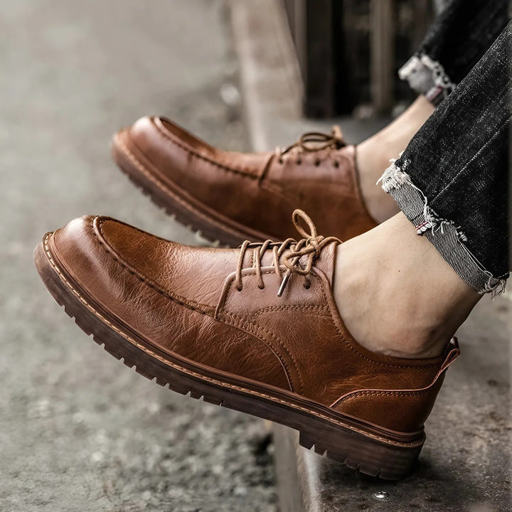 Marcello | Vintage Leather Men’s Shoes - Shoes - MOOD Melbourne