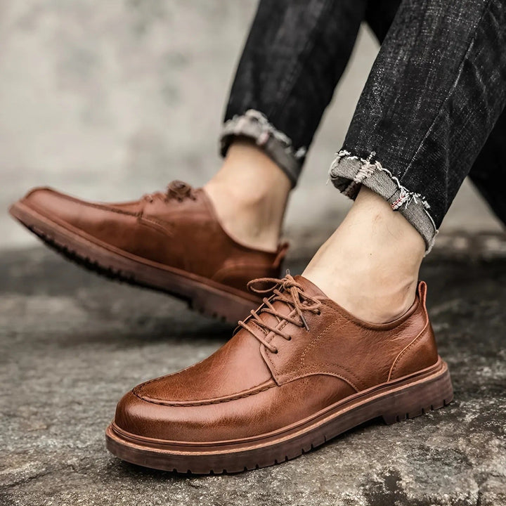 Marcello | Vintage Leather Men’s Shoes - Shoes - MOOD Melbourne