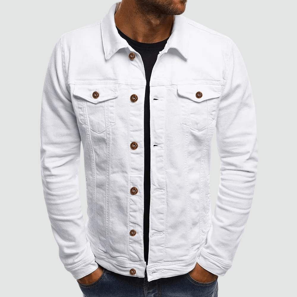 Marcus | Sleek Casual Men’s Denim Jacket - Jackets - MOOD Melbourne