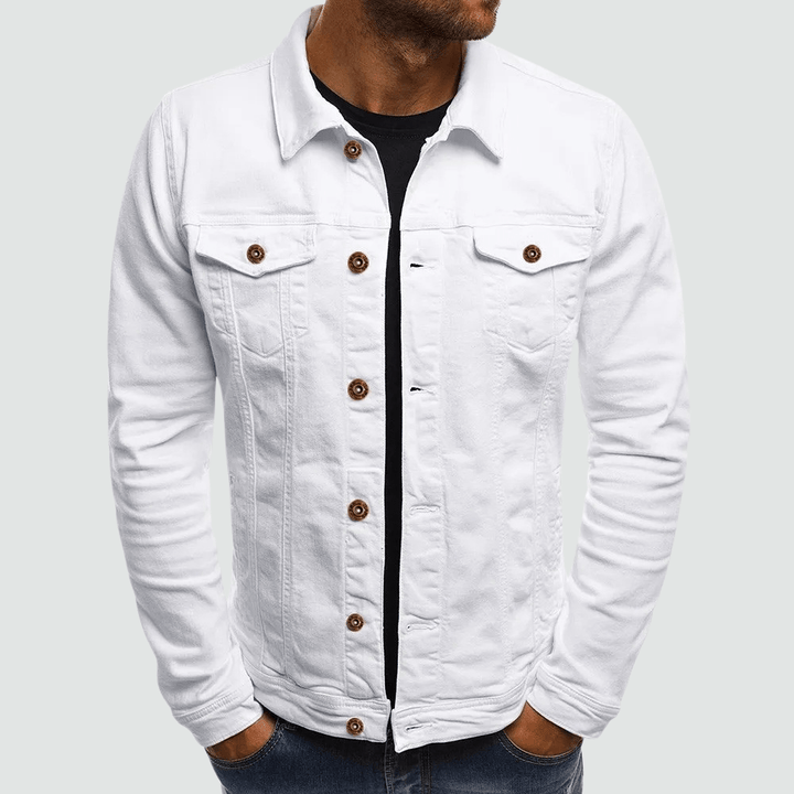 Marcus | Sleek Casual Men’s Denim Jacket - Jackets - MOOD Melbourne