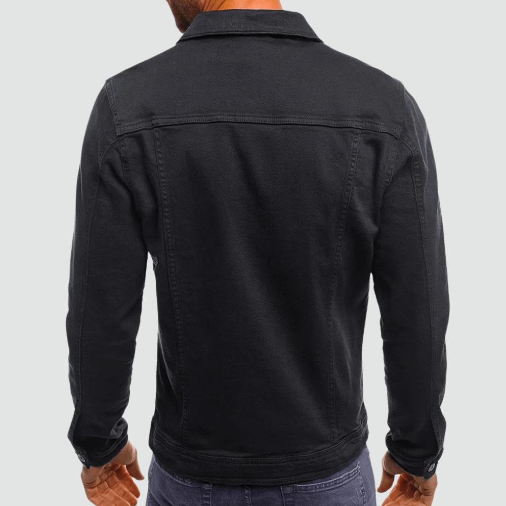 Marcus | Sleek Casual Men’s Denim Jacket - Jackets - MOOD Melbourne
