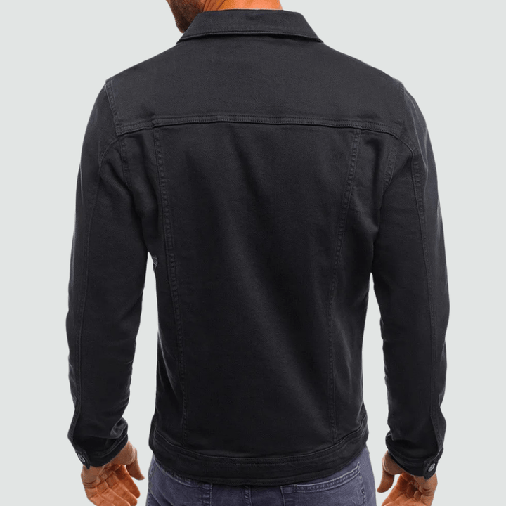 Marcus | Sleek Casual Men’s Denim Jacket - Jackets - MOOD Melbourne