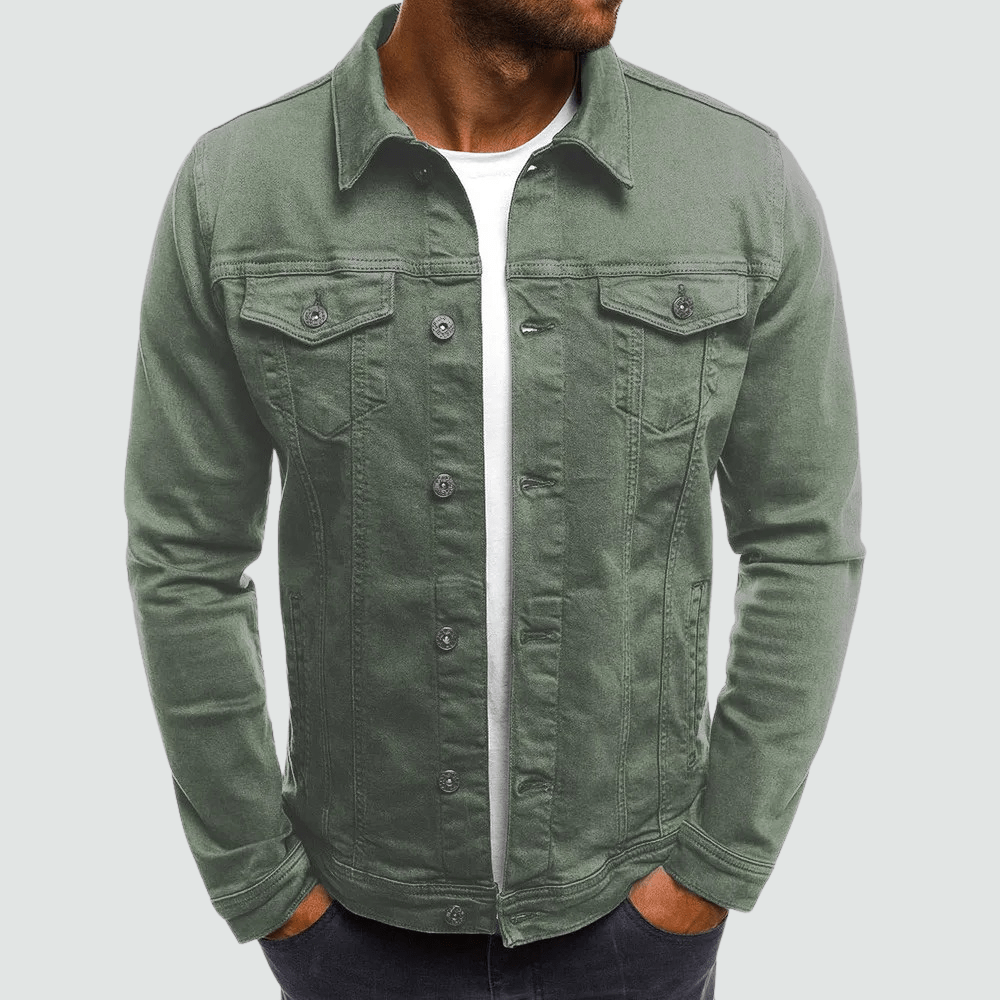 Marcus | Sleek Casual Men’s Denim Jacket - Jackets - MOOD Melbourne
