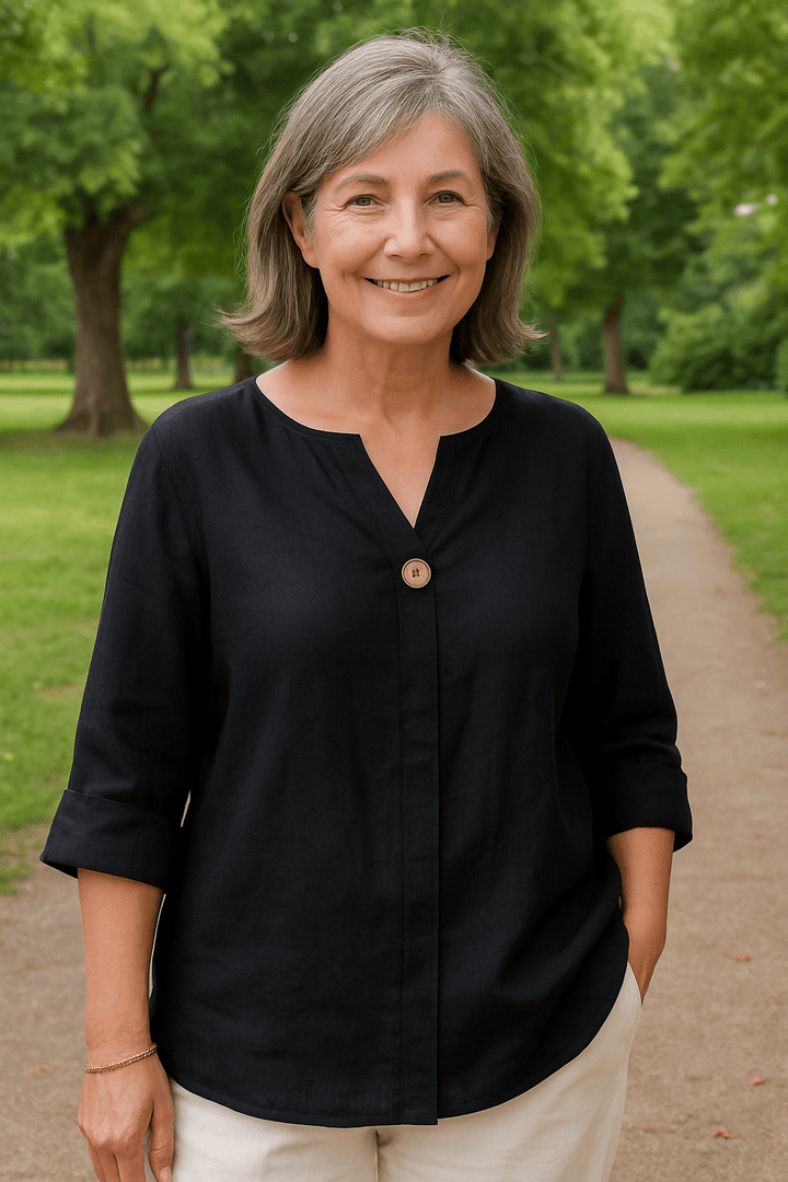 Maribelle | Relaxed Single - Button Blouse - Blouse&Shirts - MOOD Melbourne