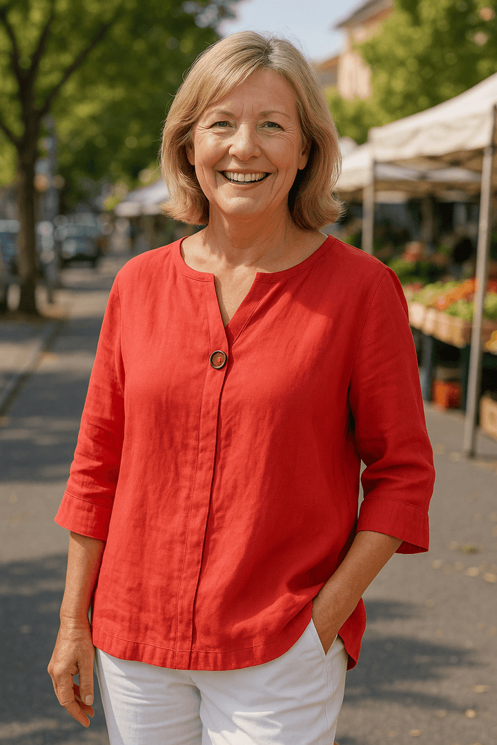 Maribelle | Relaxed Single - Button Blouse - Blouse&Shirts - MOOD Melbourne