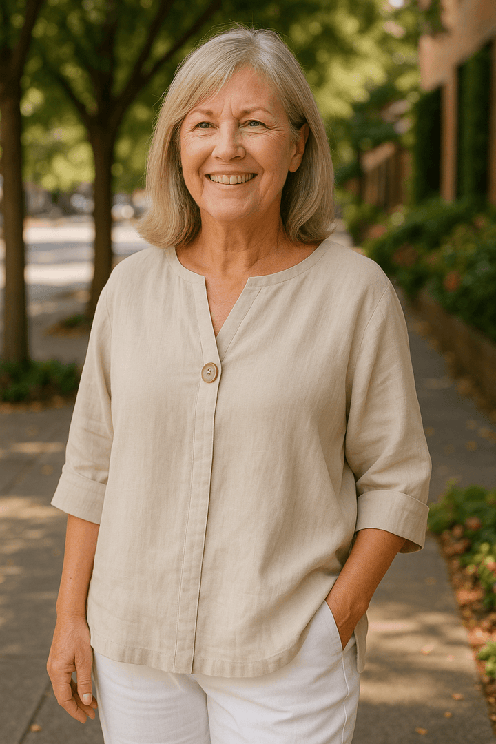 Maribelle | Relaxed Single - Button Blouse - Blouse&Shirts - MOOD Melbourne