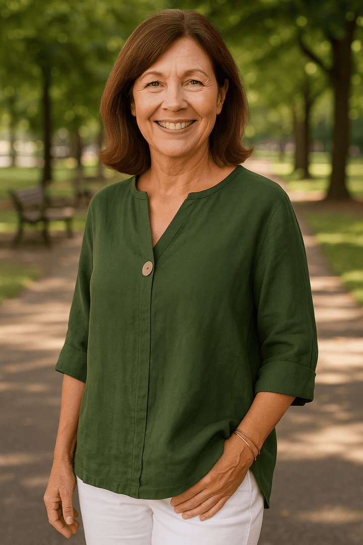 Maribelle | Relaxed Single - Button Blouse - Blouse&Shirts - MOOD Melbourne