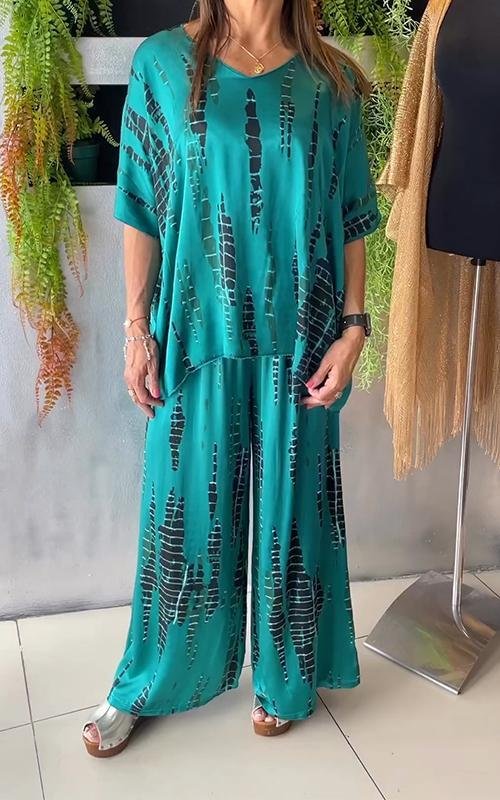 Marie™ - Casual Printed Set - Two Pieces - MOOD Melbourne