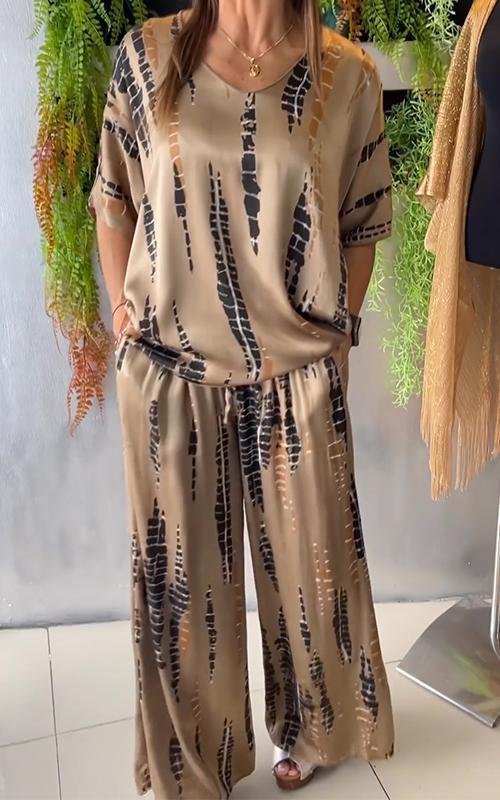 Marie™ - Casual Printed Set - Two Pieces - MOOD Melbourne