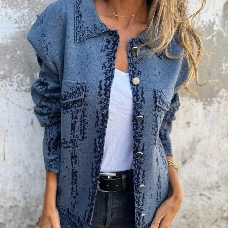 Marise | Textured Button - Up Jacket - Jacket - MOOD Melbourne