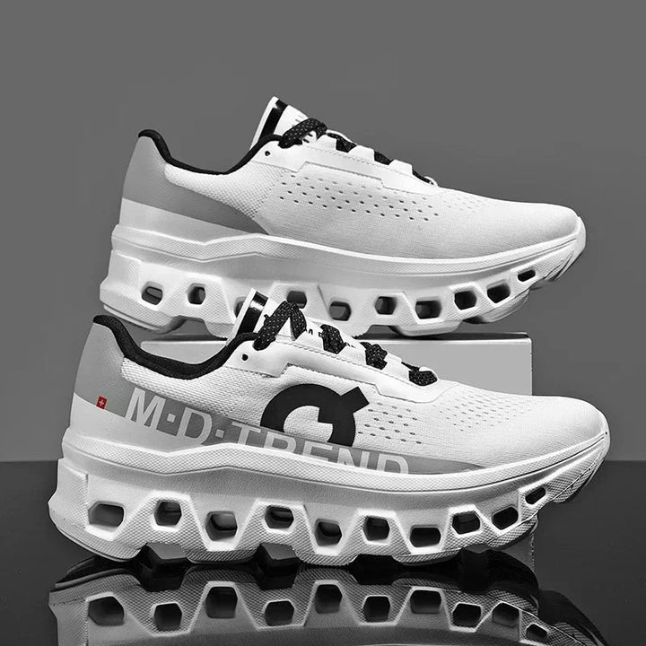 MD Trend Men's Lightweight Running Sneakers - Sneaker - 14:1254#WhiteSilver;200000124:100013888 - MOOD Melbourne
