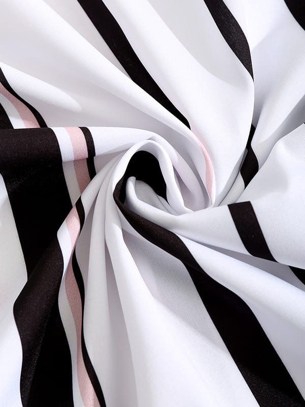 Men's Resort Style Printed Striped Casual Short Sleeve Shirt - SHIRTS - 23B0812318_S - MOOD Melbourne