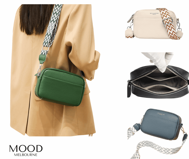 MOOD™ - Leather shoulder Bag - MOOD Melbourne
