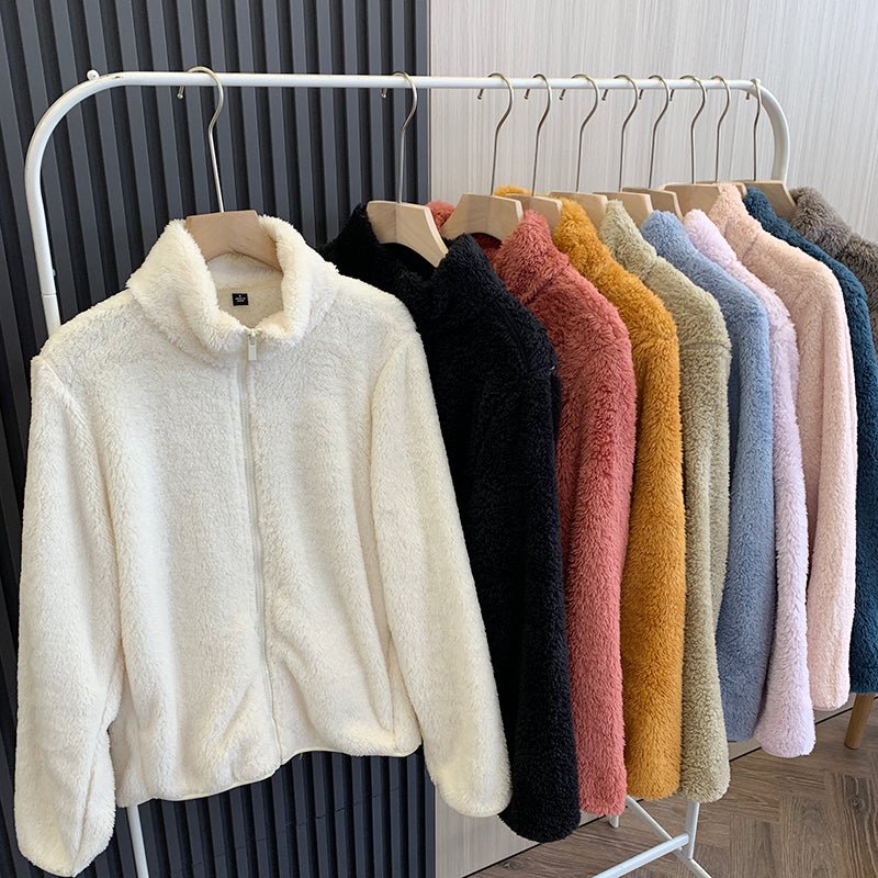 Nerina | Cozy Zip - Up Jacket - Jacket - MOOD Melbourne