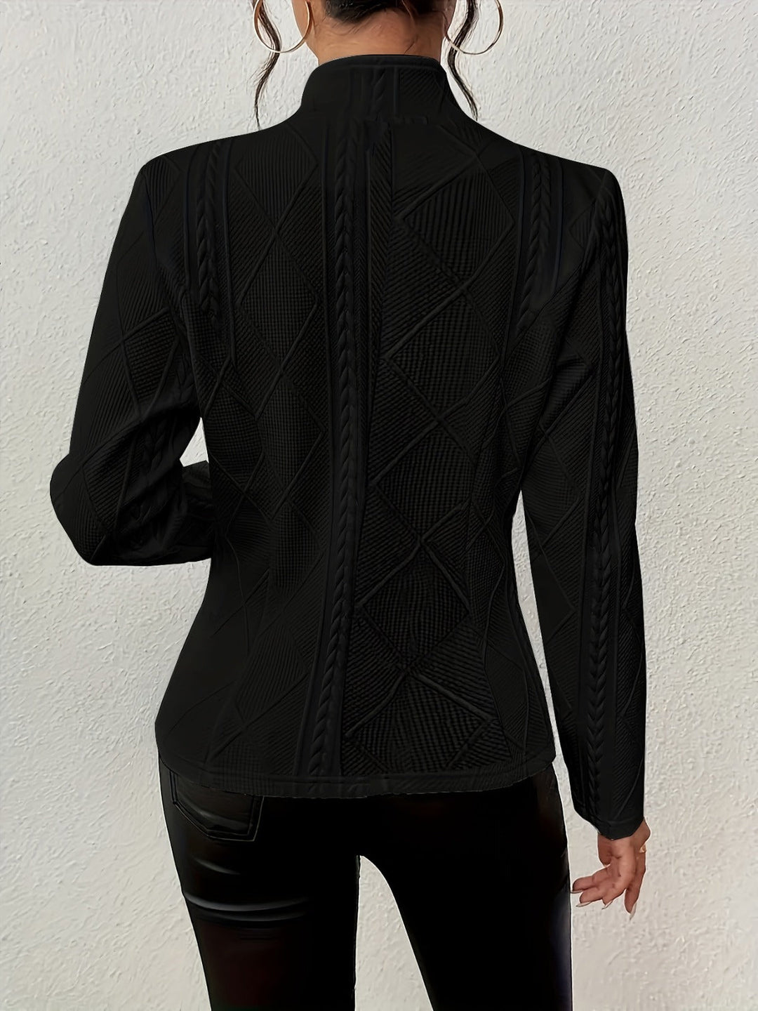 Nerina | Textured Button - Up Blazer - Blazer - AUS - 0260 - MOOD Melbourne