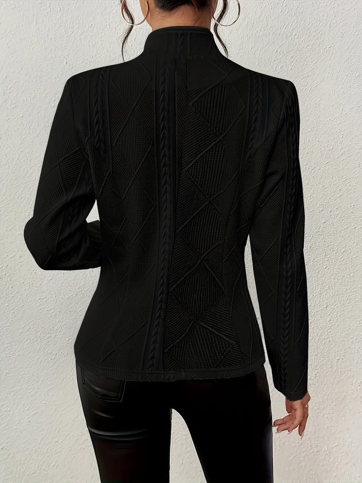 Nerina | Textured Button - Up Blazer - Blazer - AUS - 0260 - MOOD Melbourne