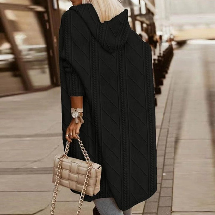 Nuvora | Cozy Long Hooded Cardigan - Jackets - MOOD Melbourne