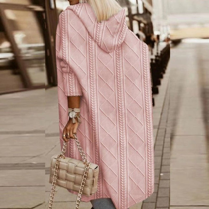 Nuvora | Cozy Long Hooded Cardigan - Jackets - MOOD Melbourne