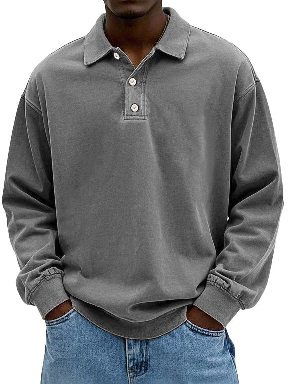 Dorian | Casual Long-Sleeve Polo Shirt