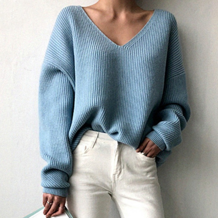 Janna - Soft ply knit sweater