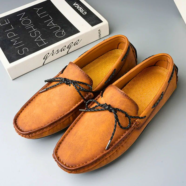 Ricco Genuine Leather Loafers - Shoes - 14:175#Brown;200000124:100013888#40 - MOOD Melbourne