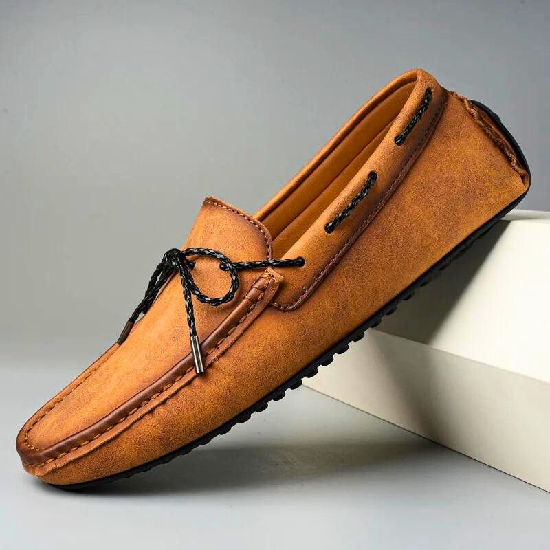 Ricco Genuine Leather Loafers - Shoes - 14:175#Brown;200000124:100013888#40 - MOOD Melbourne