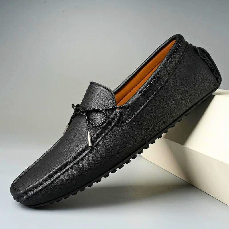 Ricco Genuine Leather Loafers - Shoes - 14:193#Black;200000124:100013888#40 - MOOD Melbourne