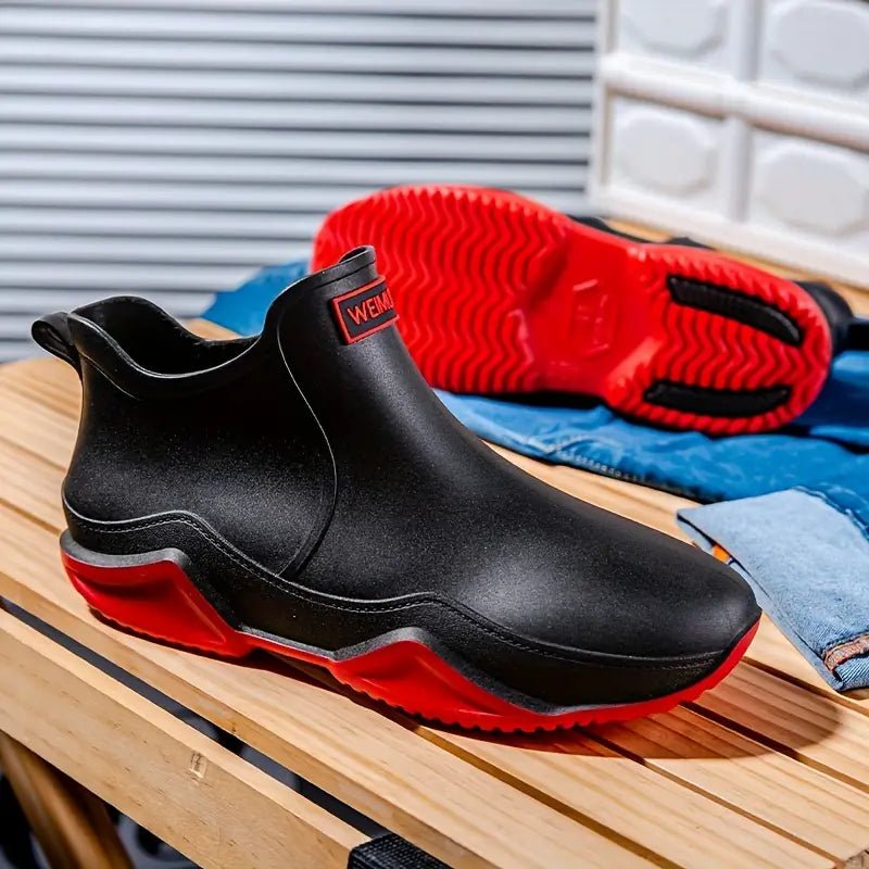 Ronan | Slip - On Waterproof Utility Boots - Boots - MOOD Melbourne