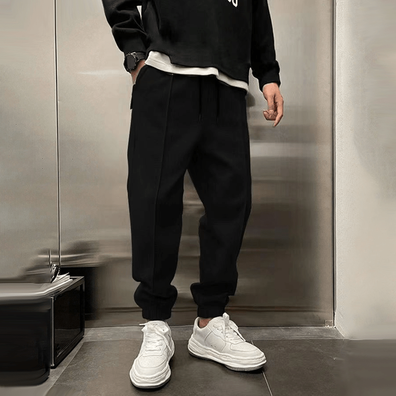 Ryan™ Loose Lounge Pants - Pants - PQ231 - Black - AU 8 - S - MOOD Melbourne
