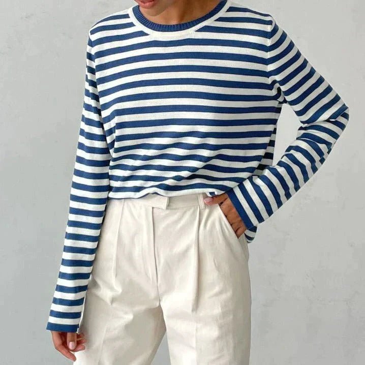 SARA - Striped Cotton Shirt - AUS 95 - MOOD Melbourne
