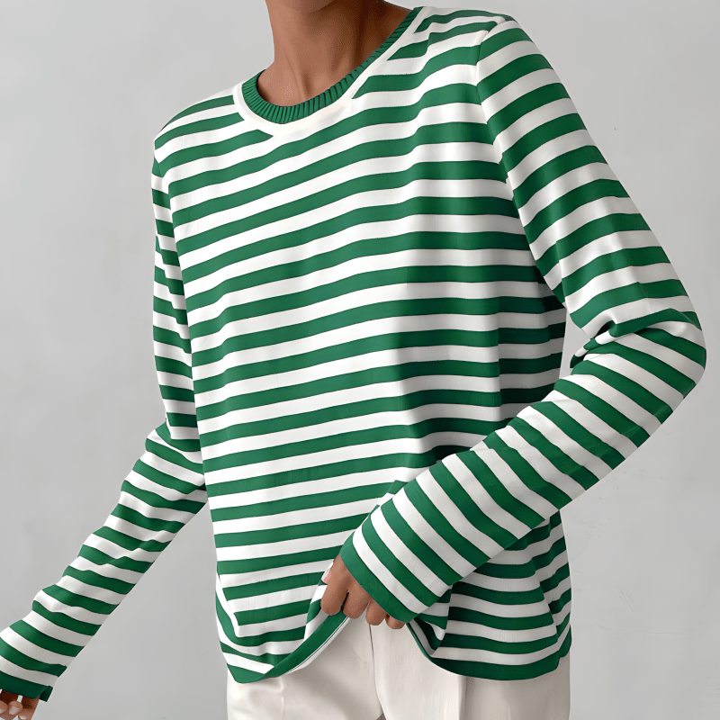 SARA - Striped Cotton Shirt - AUS 95 - MOOD Melbourne